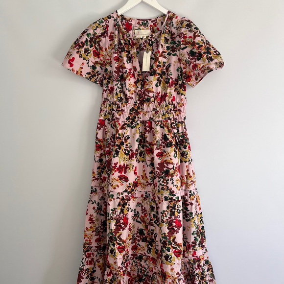 LAST ONE NWT Anthropologie The Somerset Cotton Maxi Dress size S - Picture 10 of 17